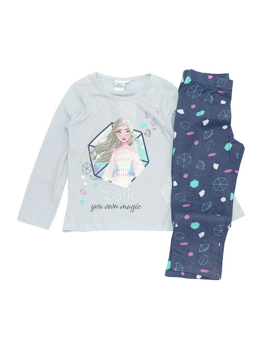 Disney Pijama pentru copii De iarnă Light blue