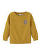 Kinder-Sweatshirt Mustard