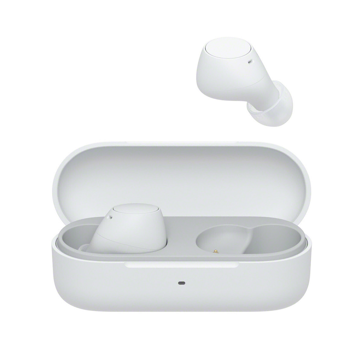 Sony WF-C510 In-ear Bluetooth Handsfree Ακουστικά με Αντοχή στον Ιδρώτα και Θήκη Φόρτισης Λευκά (SONY-WFC510-WHT)