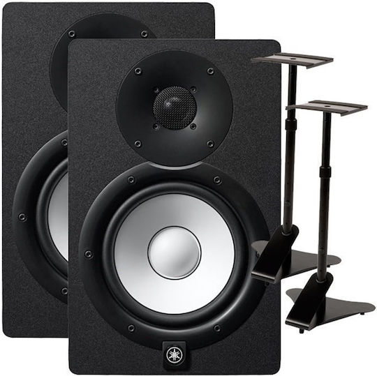 Yamaha HS7 Bundle Ηχεία Studio Monitor 6.5" 95W (Ζεύγος) Μαύρα