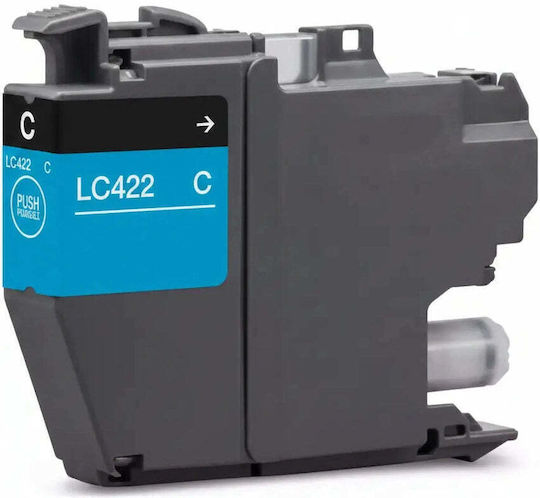 Съвместимо Мастило За Принтер InkJet Brother LC-422C 550 Страници 11ml Циан 1бр