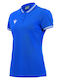 Дамска Поло Блуза с Райета Royal Blue/white