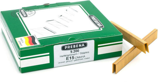 Verzinkte Heftklammern Typ E 15mm Prebena E15cnkha 1 Box 9200 Stück
