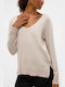 Vero Moda Damen Pullover Beige