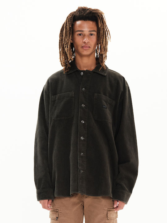 Emerson Μακρυμάνικo Κοτλέ Overshirt σε Κανονική...
