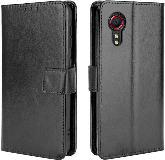 Brieftasche Hülle Samsung Galaxy Xcover 5 Schwarz