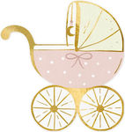 Baby Carriage Pink Napkins 20pcs