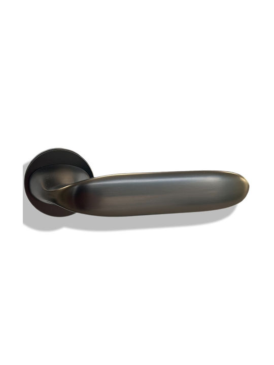 Zamak Türgriff Rosette Anthrazit W100 Deco 53x155mm