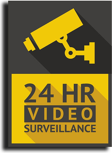 Warnschild Dieser Bereich wird videoüberwacht 15x13cm