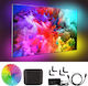 Kit Bandă LED Inteligentă TV WiFi Bluetooth Conexiune Dispozitive Multiple HDMI Control Vocal Control prin Aplicație Sincronizare Imagine Sunet Compatibil cu Aplicații de Streaming