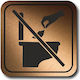 Adhesive Square Sign "No Throwing Paper in the ...