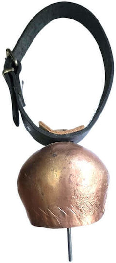 Oval Sheep and Goat Bell No 10 with Leather Collar