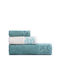 Nef-Nef Homeware Σετ Πετσέτες Μπάνιου 3τμχ Odete Green Βάρους 500gr/m²