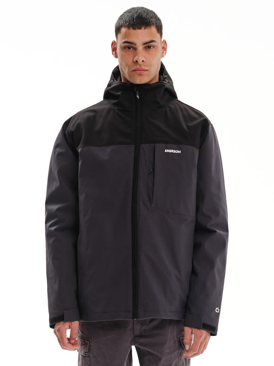 3 in 1 Winter Jacket Waterproof Black