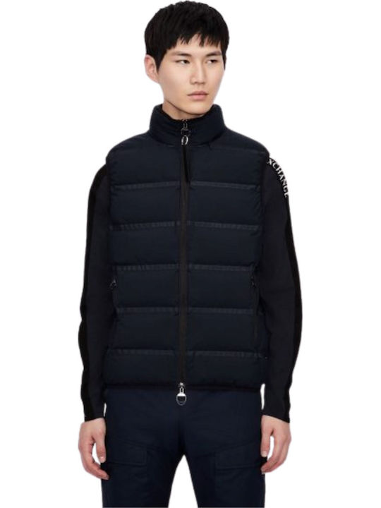 Sleeveless Jacket Navy Blue