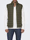 Sleeveless Jacket Puffer Olive Night