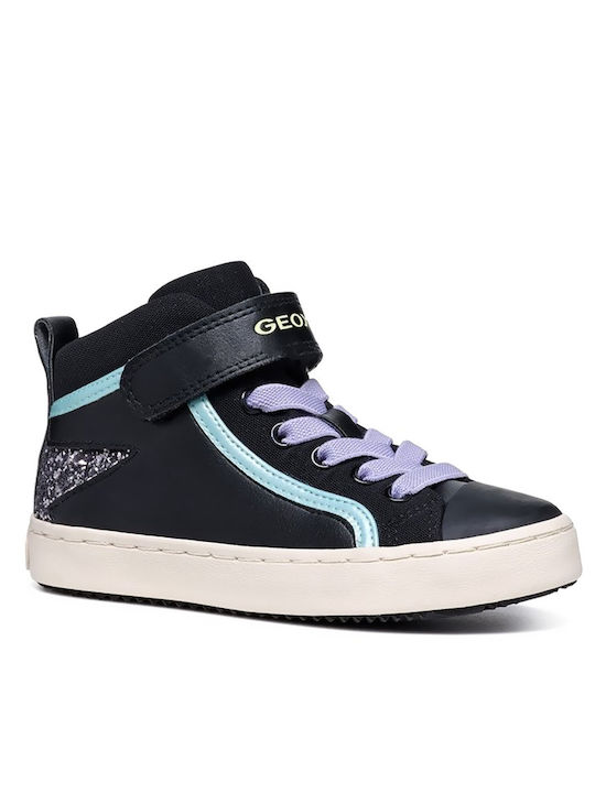 Geox Kids Sneakers High Anatomic Black