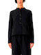 Women's Short Lifestyle Jacket for Winter Black