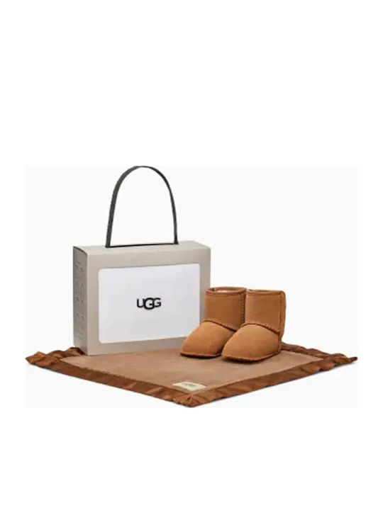 UGG Βρεφικά Μποτάκια Αγκαλιάς Καφέ