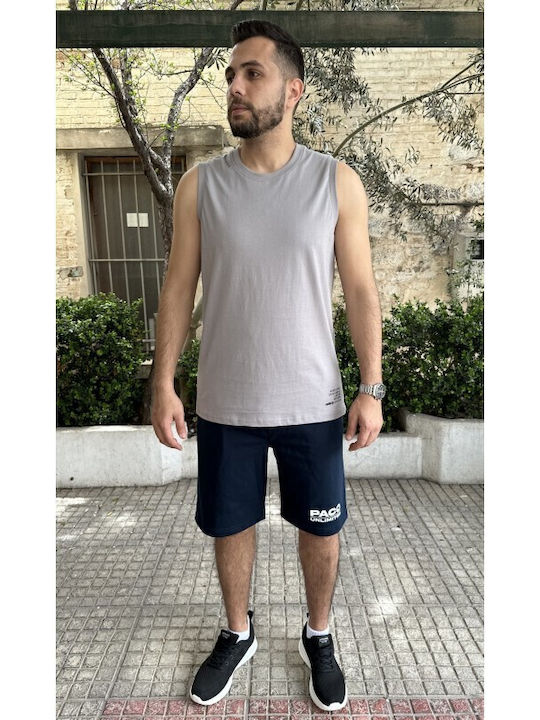 Αθλητική Ανδρική Βερμούδα Navy Μπλε