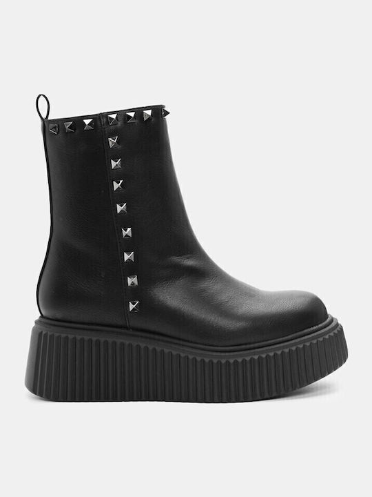 Stiefeletten Damen Schwarz