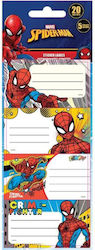 Διακάκης Minnie Ετικέτες Τετραδίων 20τμχ Spiderman Διακάκης Minnie Ετικέτες Τετραδίων 20τμχ Spiderman