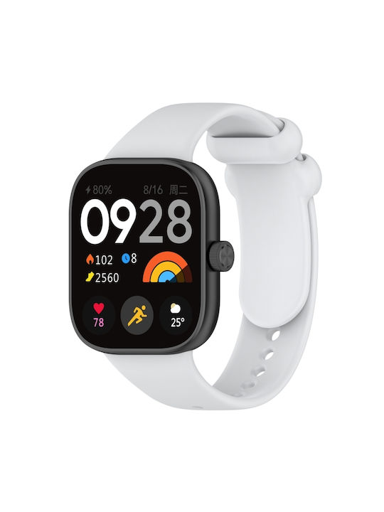 Curea Silicon Gri (Redmi Watch 4 / Redmi Watch 5Huawei Band 8)