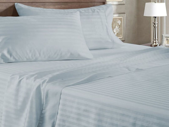 Hotel Sheet Fitted White Queen Size 240x270cm 1pcs