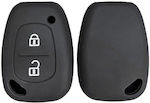 Car Key Cover Case made of for Nissan / Renault / Opel in Black Color