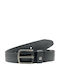 Herren Gürtel Leder Schwarz