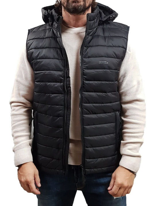 Rebase Sleeveless Jacket Black