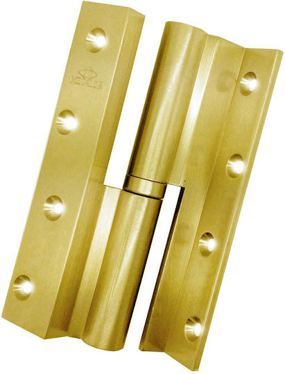 Eckscharnier mit Lager Messing Gold 140mm 310-1014 Metalor