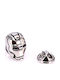 Silberner Iron Man Ansteckpin