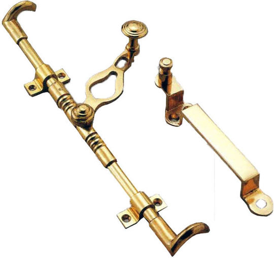 Messing-Sicherheitsgitterstäbe 2,30m Gold 180-1023 Metalor