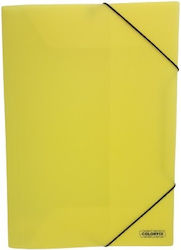 Colorfix Φάκελος Πρεσπάν Διαφανής με Λάστιχο και Αυτιά Κίτρινος Colorfix Φάκελος Πρεσπάν Διαφανής με Λάστιχο και Αυτιά Κίτρινος