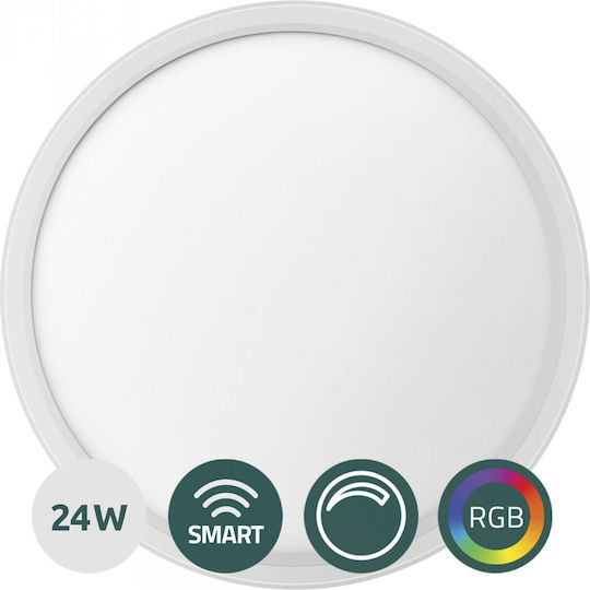 Смарт LED таванна лампа Samus SLP420-2880lm-24W-3000 4000 6500K+RGB+димиране Смарт LED таванна лампа Samus SLP420-2880lm-24W-3000 4000 6500K+RGB+димиране
