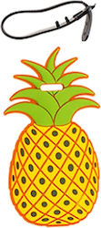 Out of the Blue Fancy Collection Luggage Label Multicolour Pineapple