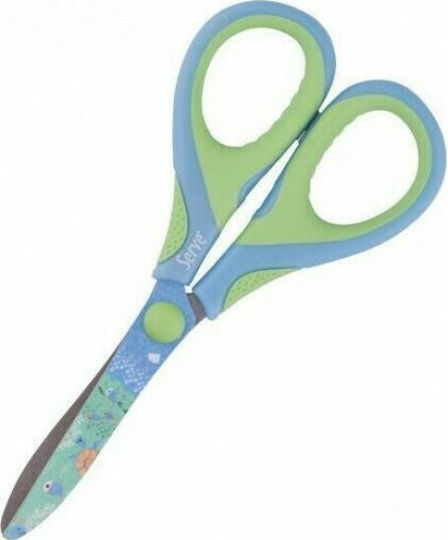 Serve Berry Pastellschere Runde Spitzen Hellblau 13cm