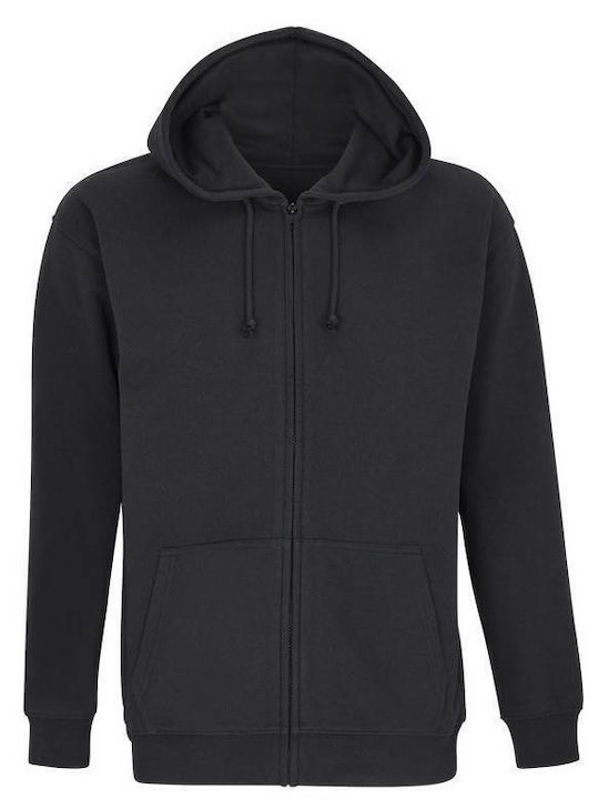 Sol's Carter Men's Long Sleeve Promotional Sweatshirt Black