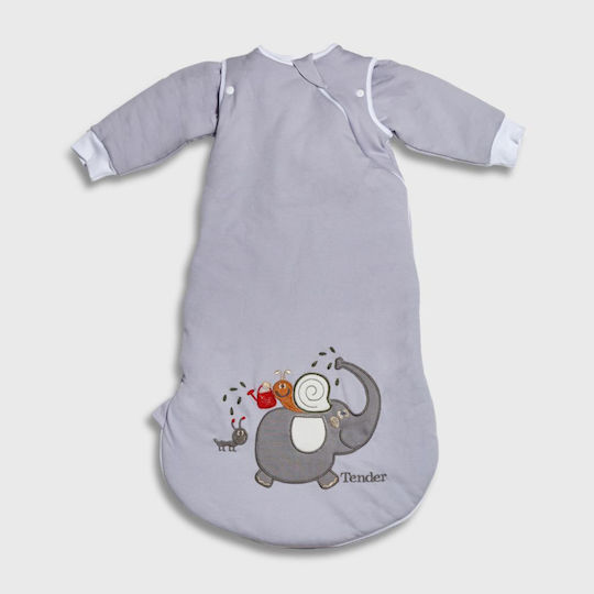 Tender Winter Sleeping Bag Elephant 2.5 Tog Grey with Detachable Sleeves