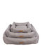 M-Pets Oleron Poof Pat pentru câini Light Grey 80x60cm.