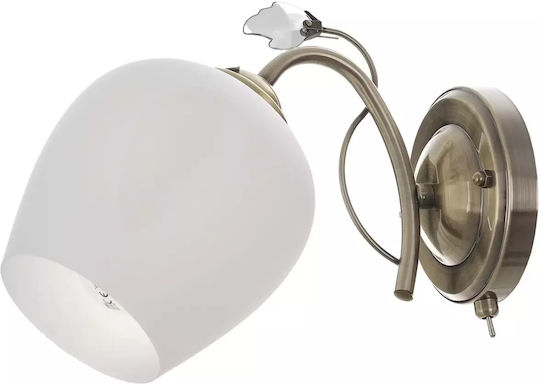 Classic Lamp Wall with Socket E27 Bronze