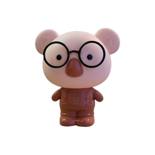 Atman Led Kids Decorative Lamp Pink 5εκ.