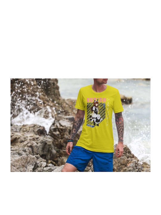 T-shirt Yellow Cotton