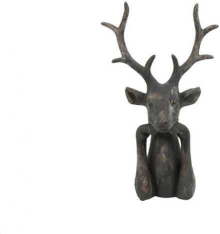Atmosphera Weihnachtsfigur Rentier Braune Höhe 41cm Rentier