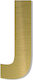 One Two Three Done Sign with Text in Gold Color...
