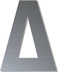 One Two Three Done Sign with Text in Silver Col...