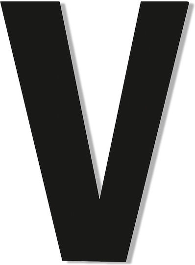 One Two Three Done Sign with Text in Black Color 12cm 13319-120-V-BL