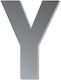 One Two Three Done Sign with Text in Silver Col...