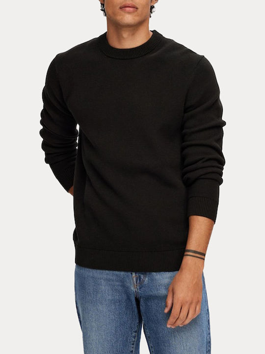 Selected Pulover cu mânecă lungă Black